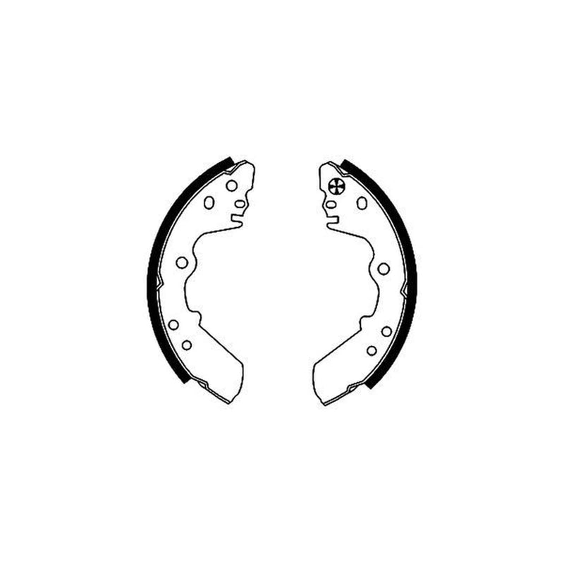 Textar Brake Shoe Set Axle Kit 91045100
