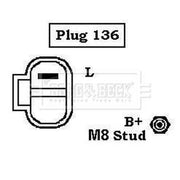 Borg & Beck Car Alternator 12V BBA2983