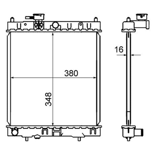 Mahle Engine Radiator CR 844 000S