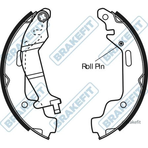 Apec Brake Shoe Set Axle Kit BSH1110