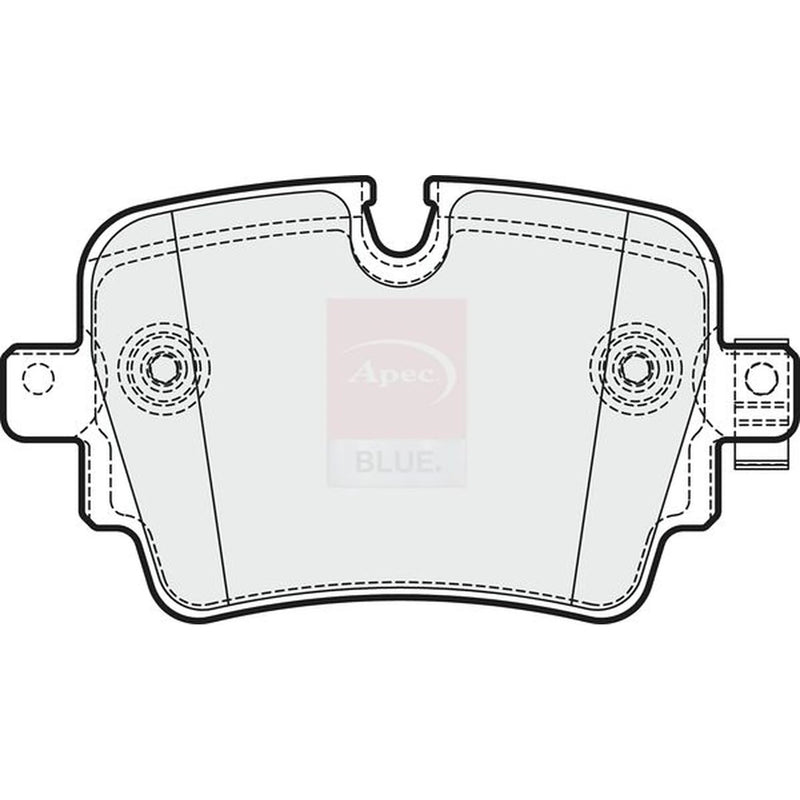 Apec Rear Brake Pad Set PD4280