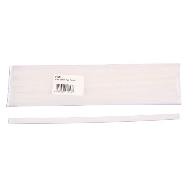 Power-TEC HDPE Flat Plastic Strips 10mm 15pc - PPL