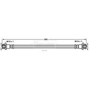 Borg & Beck Brake Hydraulic Hose Line BBH7868