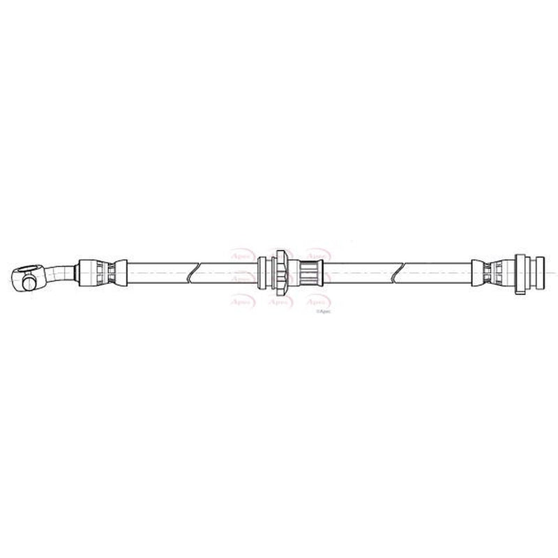 Apec Brake Hydraulic Hose Line Front Left HOS4277