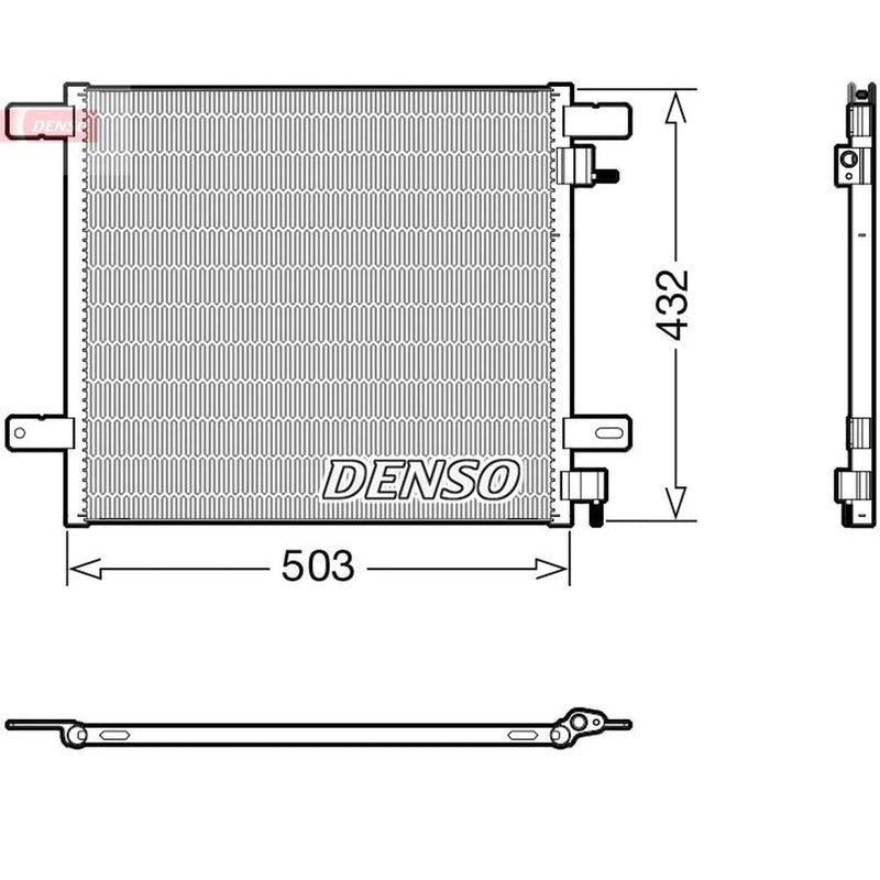 Denso Air Conditioning Condenser DCN99076
