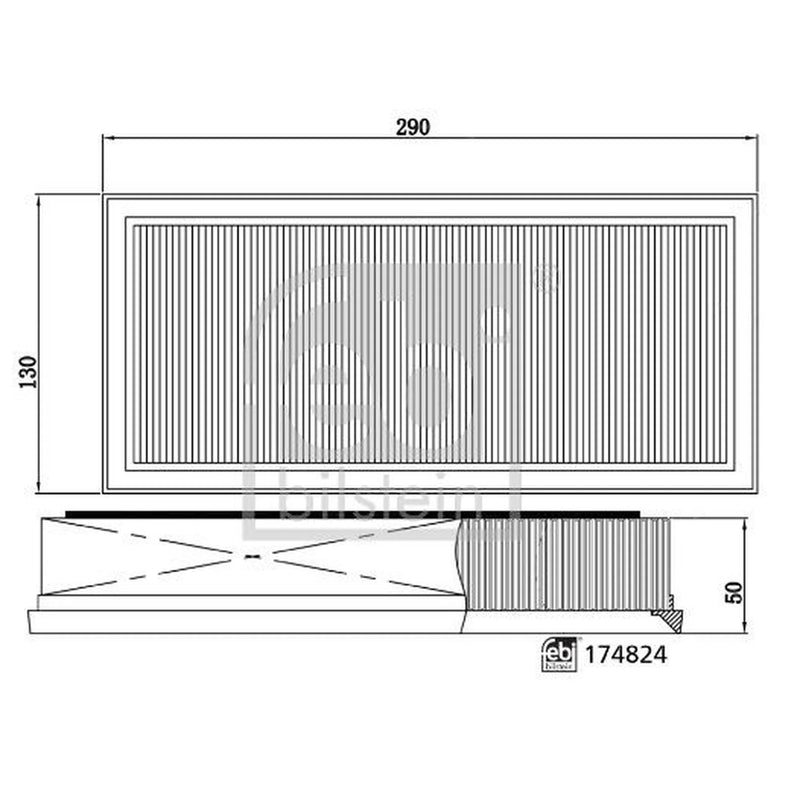 Febi Air Filter Kit 174824