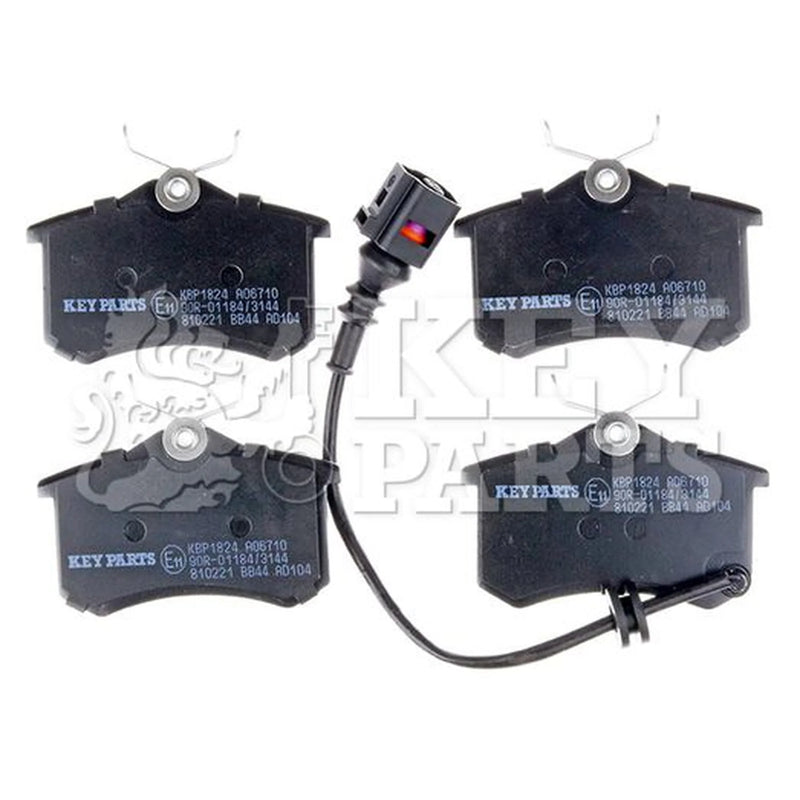 Key Parts 4 x Rear Brake Pad Set KBP1824