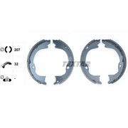 Textar Parking Brake Shoe Set 91073500