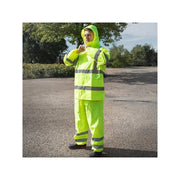 Scan Hi-Vis Rain Suit Yellow - M - SCAHVRSYM