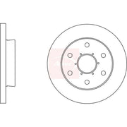 Apec 2 x Solid Front Brake Discs DSK3171