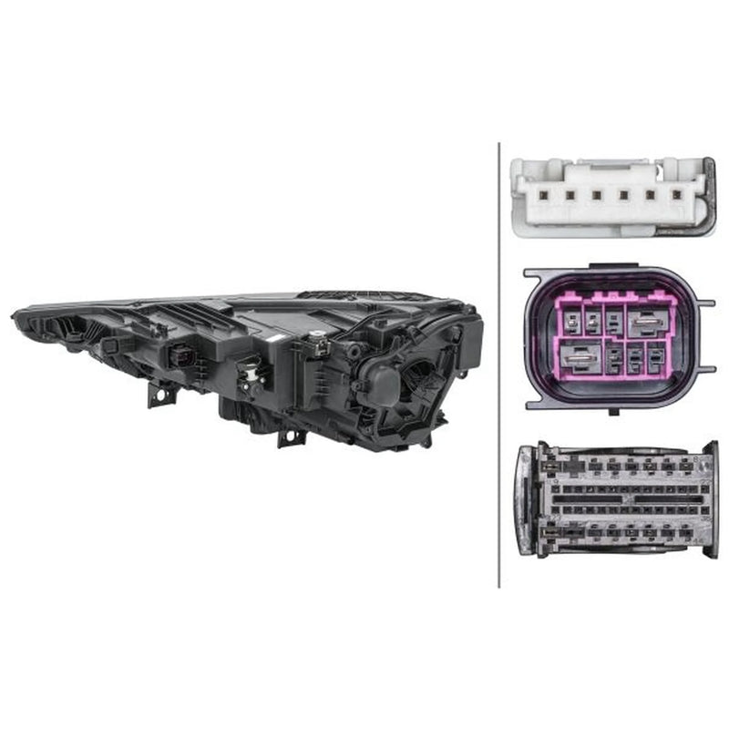 Hella Headlight Headlamp LED Right 1LX 354 871-041