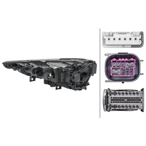 Hella Headlight Headlamp LED Right 1LX 354 871-041