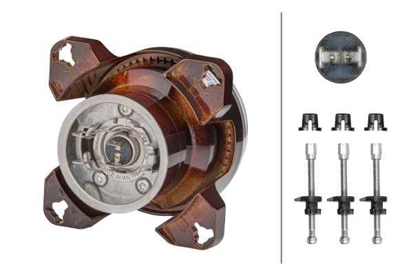Hella Insert, high beam headlight Right fits Fendt 1K0 008 191-017 1109530-7