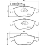 DON Front Brake Pad Set PCP1547