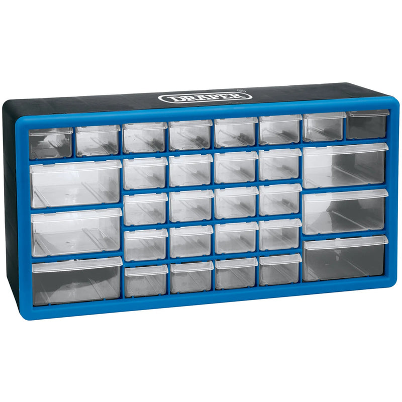 Draper 30 Drawer Organiser - Durable Plastic Tool Storage