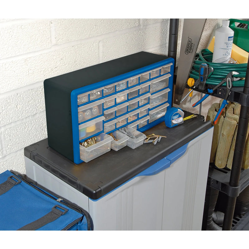 Draper 30 Drawer Organiser - Durable Plastic Tool Storage