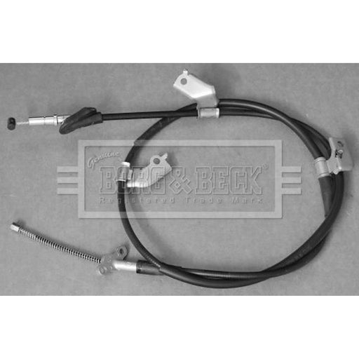 Borg & Beck Handbrake Cable Left Rear BKB3729
