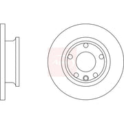 Apec 2 x Solid Front Brake Discs DSK591