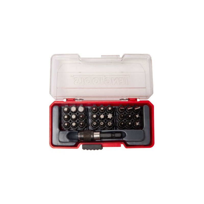 Teng Tools Bit Set Mixed 28 Pieces with Belt Clip