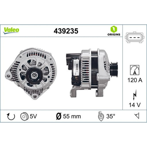 Valeo Car Alternator 12V 439235