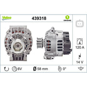 Valeo Car Alternator 12V 439318