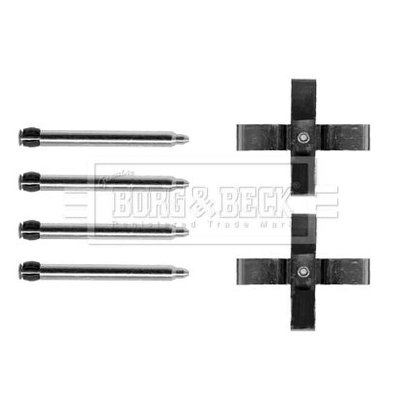 Borg & Beck Brake Pad Accessory Fitting Kit Rear BBK1200