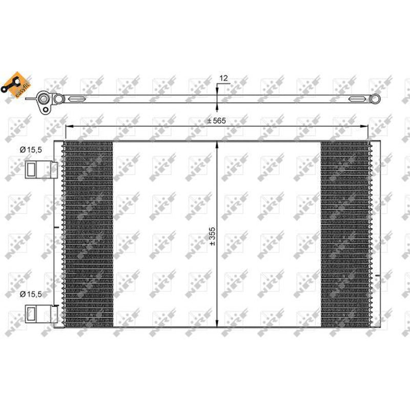 NRF Air Conditioning Condenser 35902
