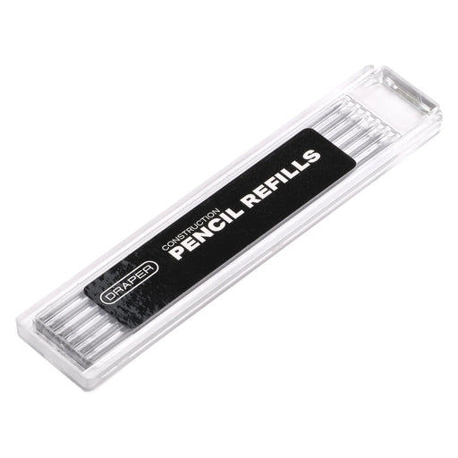 Draper Replacement Graphite Refills for Construction Pencil, Pack of 6