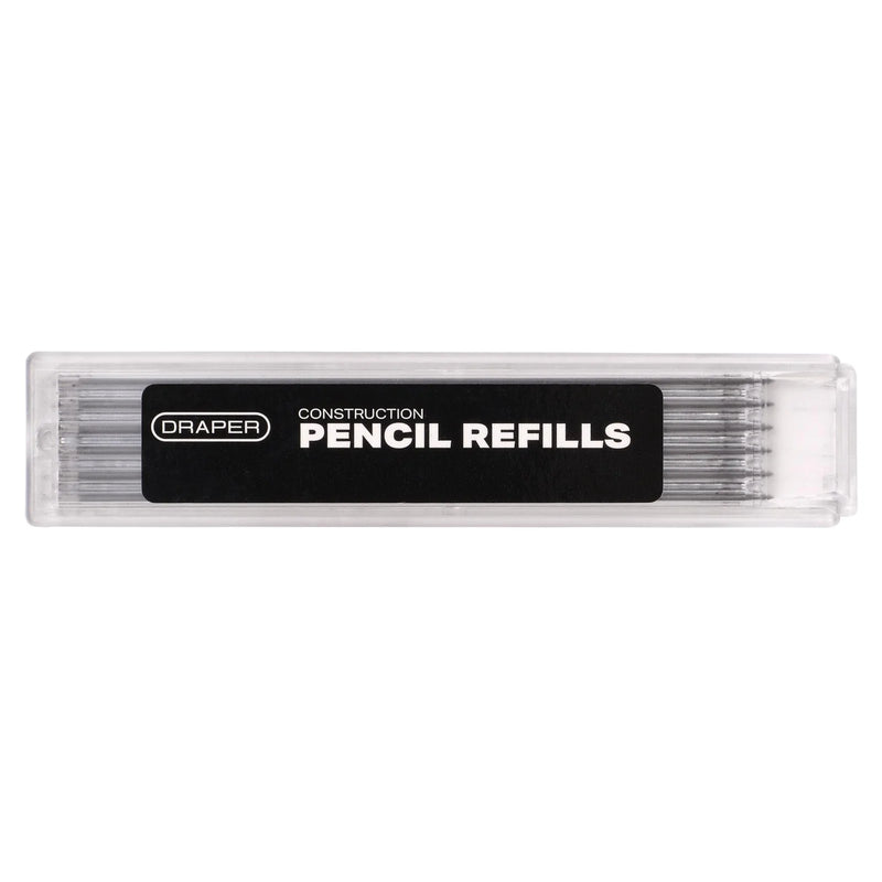 Draper Replacement Graphite Refills for Construction Pencil, Pack of 6