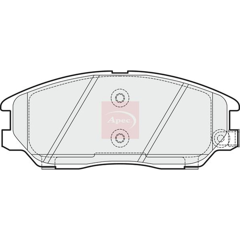 Apec Front Brake Pad Set PAD1507