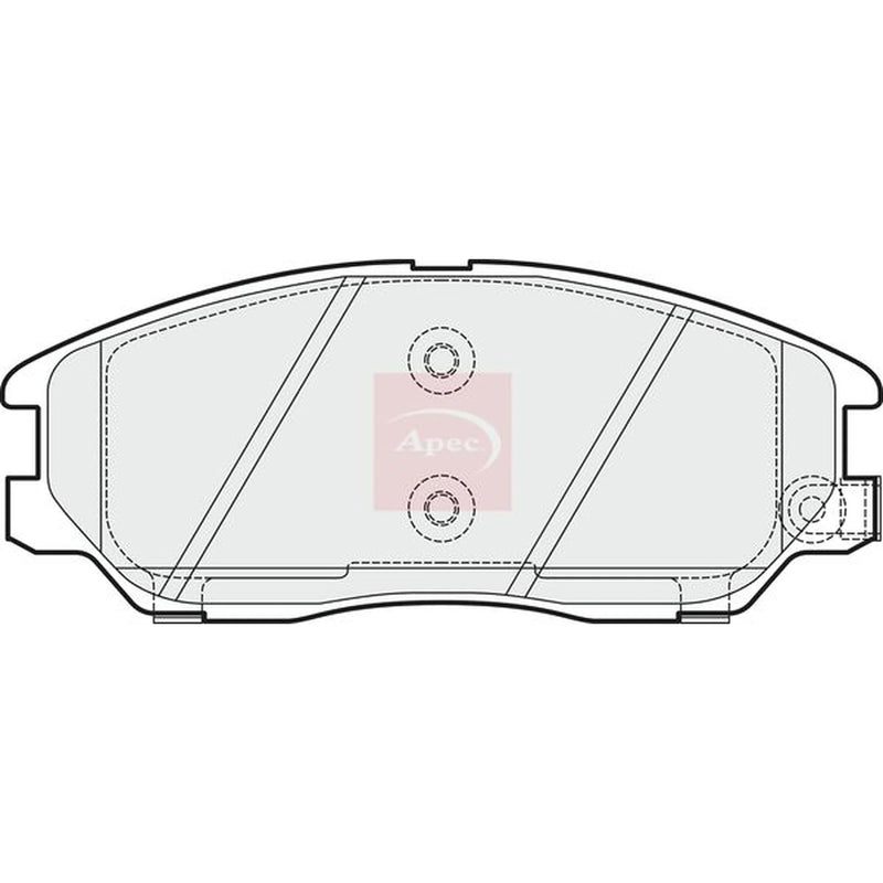 Apec Front Brake Pad Set PAD1507