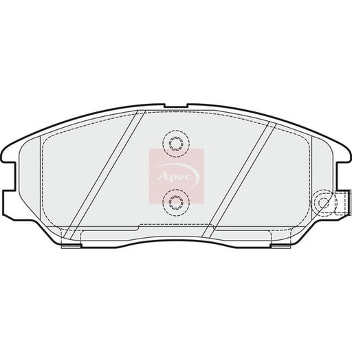 Apec Front Brake Pad Set PAD1507