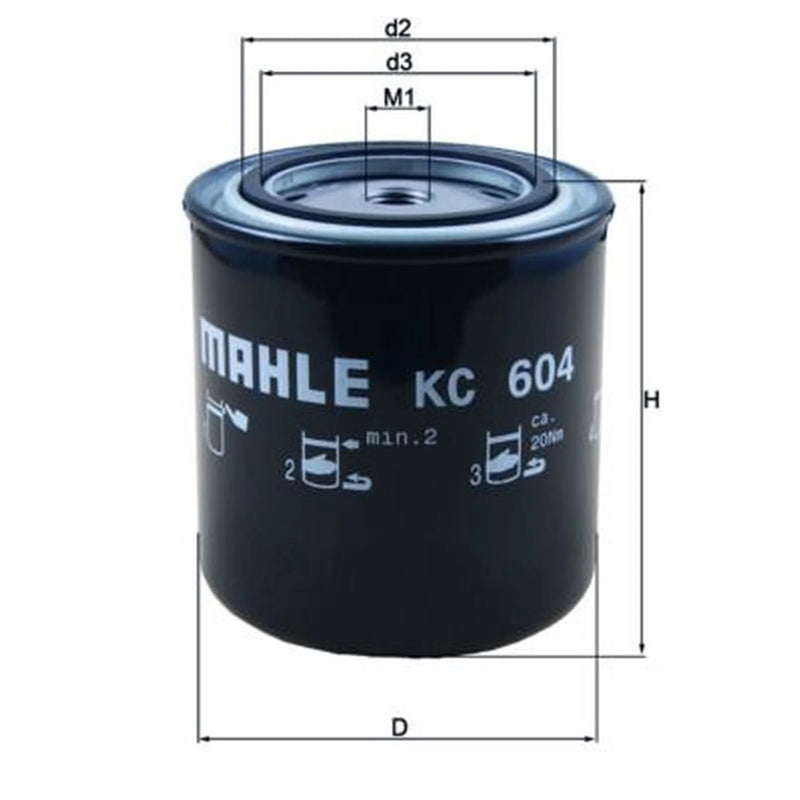 Mahle Fuel Filter Element KC 604