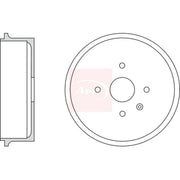 Apec Brake Drum Assembly Rear DRM9960