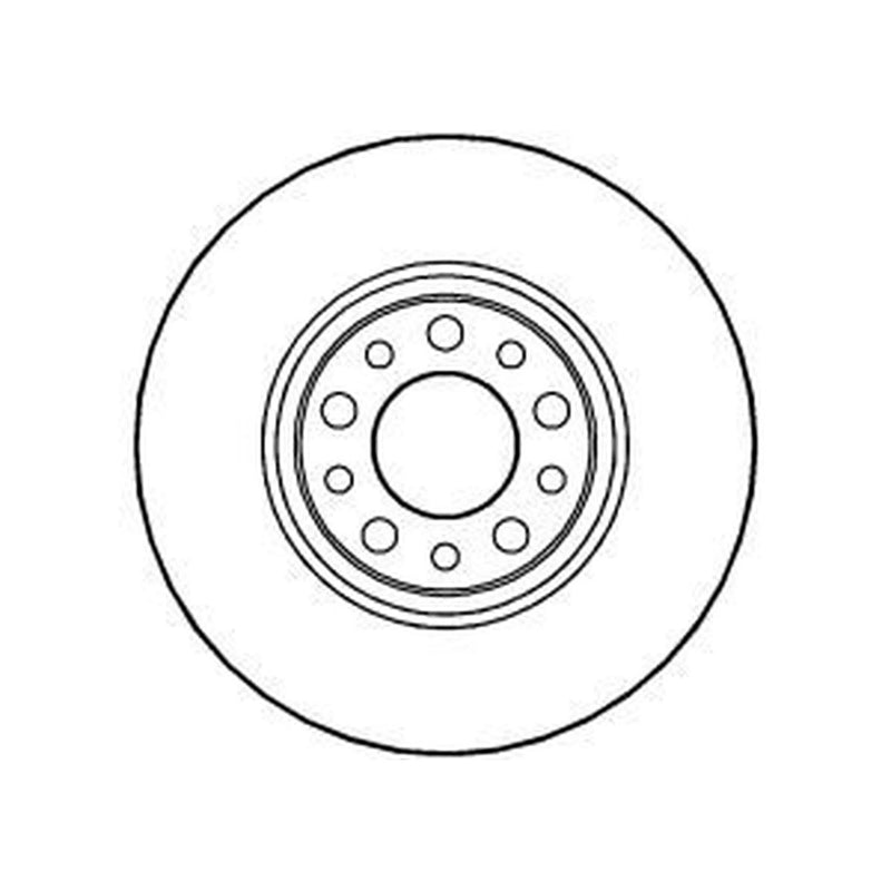 Abtex 2 x Vented Front Brake Discs BD1309V