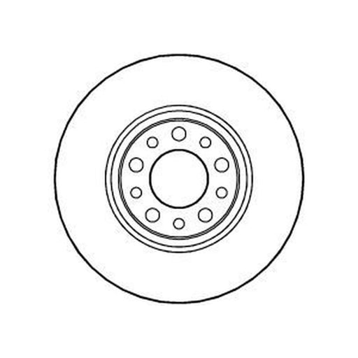 Abtex 2 x Vented Front Brake Discs BD1309V