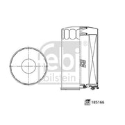 Febi Coolant Filter Cartridge 185166