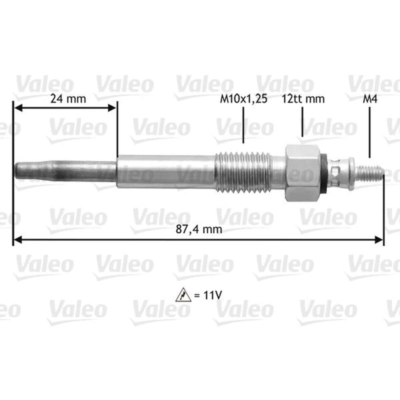 Valeo Diesel Engine Glow Plug 345159