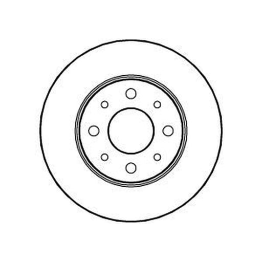 Abtex 2 x Vented Front Brake Discs BD1105V