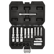 Draper Thin Wall PSG Glow Plug Socket Set 18 Piece