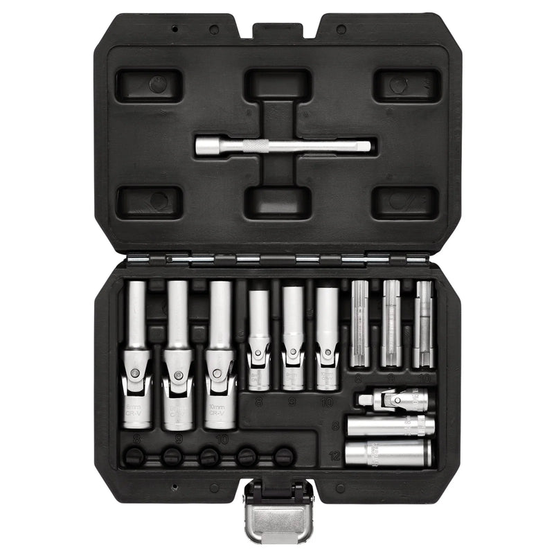 Draper Thin Wall PSG Glow Plug Socket Set 18 Piece