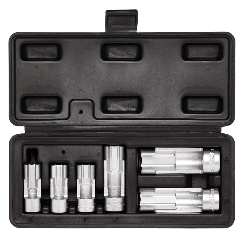 Draper Temperature Sensor Socket Set 1/2" & 3/8" Sq. Dr. 6 Piece