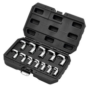 Draper Flexible Crowfoot Socket Wrench Set 3/8" Sq. Dr. 12 Piece