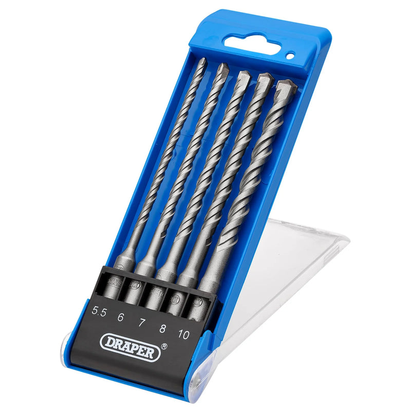 Draper SDS Plus Centric Tip Drill Bit Set 5 Piece