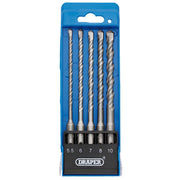 Draper SDS Plus Centric Tip Drill Bit Set 5 Piece