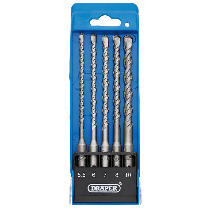 Draper SDS Plus Centric Tip Drill Bit Set 5 Piece
