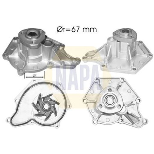 NAPA Engine Cooling Water Pump NWP1039