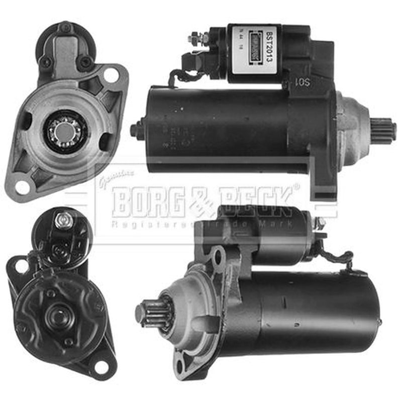 Borg & Beck Starter Motor 12V 1.8kW 9 Teeth BST2013