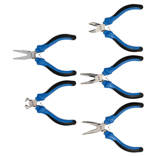 Draper Soft Grip Mini Pliers Set 5 Piece