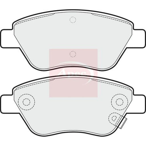 Apec Front Brake Pad Set PAD1629
